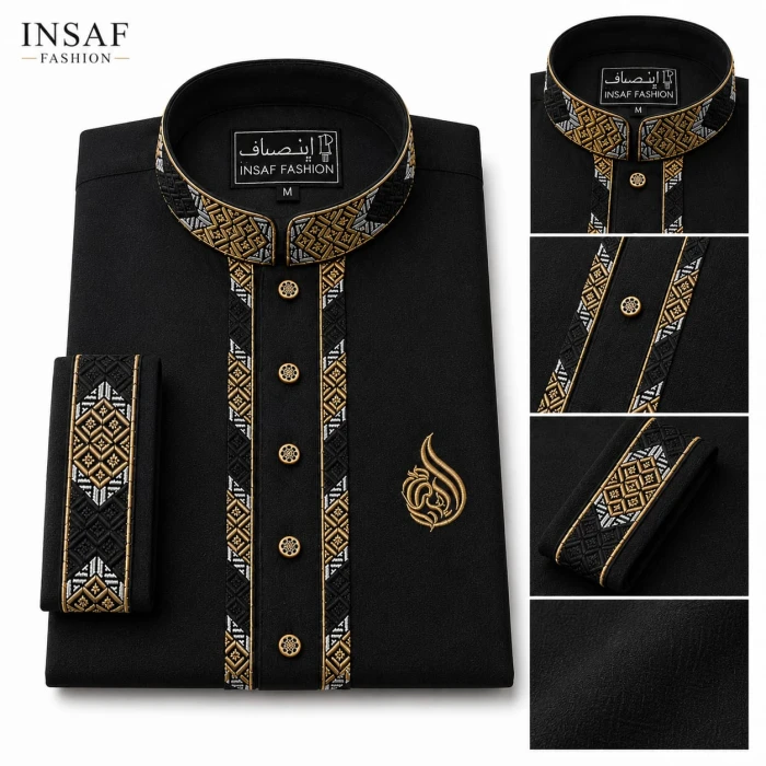 China Jafran Stage Embroidery Black